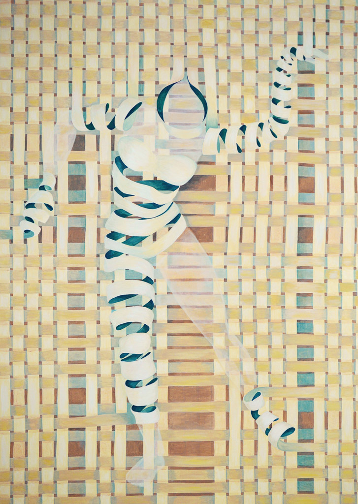 Verflechtung, 140x100cm, 2016, Acryl/Canvas, Nr.10 030